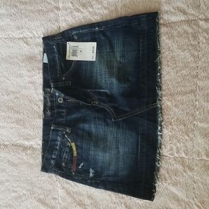 Lucky Brand Women's denim skirt size 2 (26) NWT